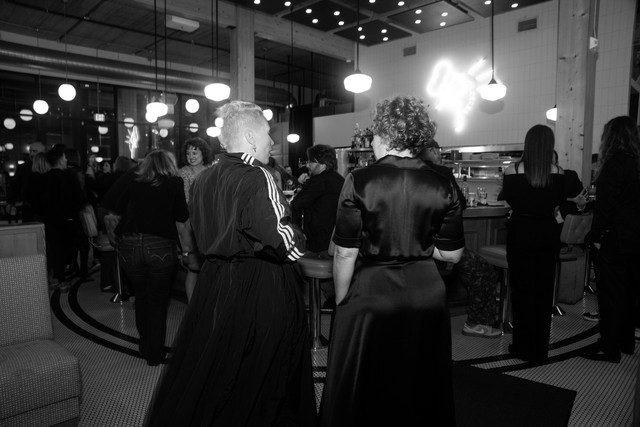 Lookin out over the party