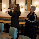 Telling the story of how Mitch hooked us up to Chris