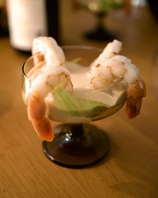 Shrimp cocktail with the Salsa Rosa