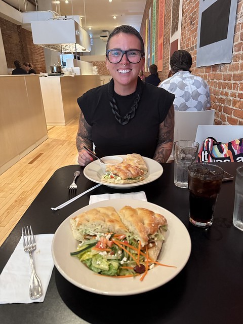 A rare lunch date