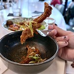 Clyde's Fine Diner - First time eating pig ears. They were pretty awesome, tbh.