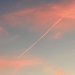 The chem trails are beautiful tonight
