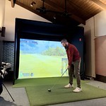 Playing golf in France