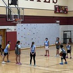 Watching some Howe Hawk Basketball