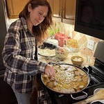 Dinner at Vicki’s is always such a treat