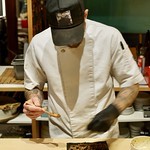 Nick making up a J Pablo roll