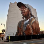 A beautiful mural on my walk to the Red Wings game