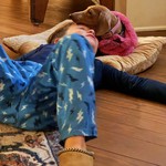 Dogs - Cowgirl cuddles