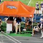 Reviewing the footage of his blocked field goal attempt