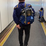 Thankful to be flying with this trekkie
