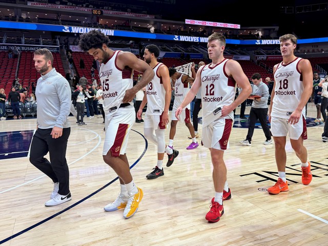 Happened to be playing the Rocket Sponsored, Cleveland Charge