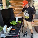 Blistering up those garden peppers