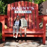 Tiny people at Manny's
