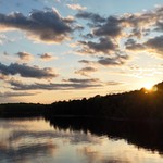Lake sunset