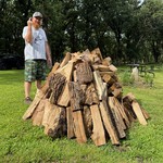 Camping - Josh ordered a truckload of firewood delivered to the campsite. Craig and I showed up first and f...