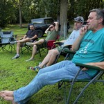 Camping - Most of the crew is here and camp is set up.
