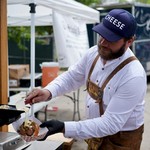 Gettin some cheese from the cheese bar