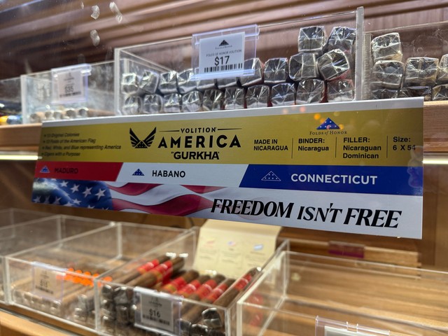 Made in Nicaragua, with Dominican and Nicaraguan tobacco... and some weirdo American branding? Fr...
