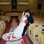 Derek Brooks and Kari Brooks - Smooch time