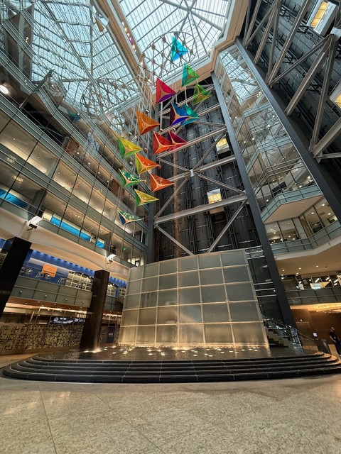 The Art Fountain inside of OCM