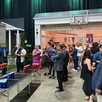 They built a whole-ass garage for this block party