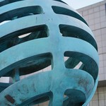 Sculpture outside the convention center