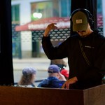 Rocket Doug DJing at Paramita