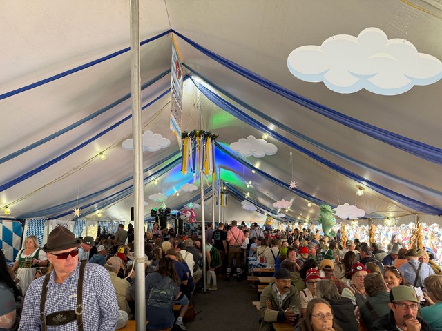 The beer hall tent