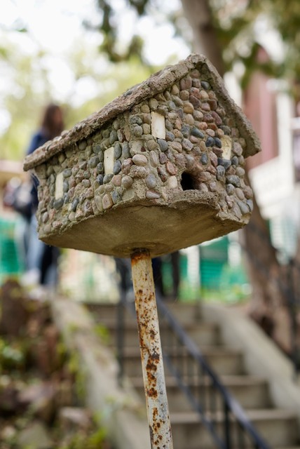 Lil stone birdhouse