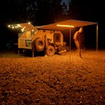 Camper - Saying goodnight to Durby