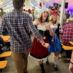 Do-si-doing our way through the beer hall