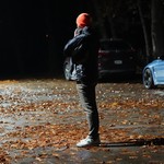 If we're going to do this in the dark, the only option is this street light outside the park...