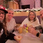 Showing Kari's folks some festive, cozy bars