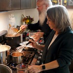 Makin soup and gravy