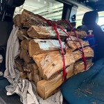 Perfect Bungees are perfect for loadin the Bronco up with firewood