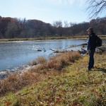 Hikin and fishin with Mathew