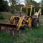 Old International Harvestor Backhoe