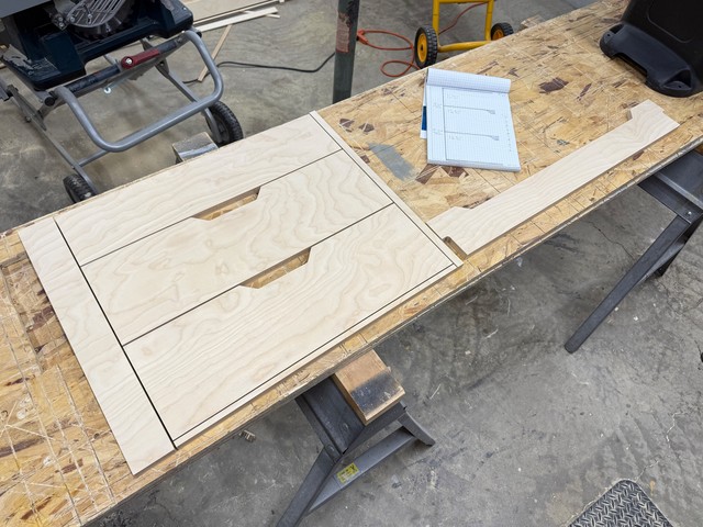 Drawer faces cut out