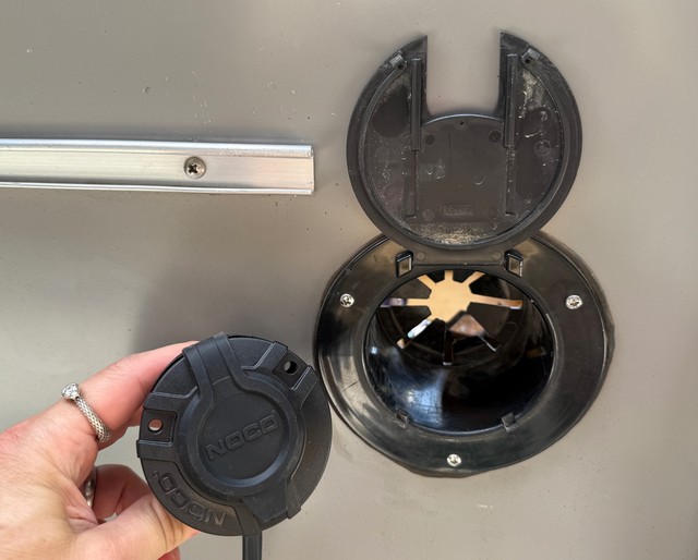 The Noco shore power plug is much better than the passthrough... and is almost exactly the right ...