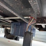Looked under my camper and found the 7-pin junction box just hanging by its wires. It'd only ben ...