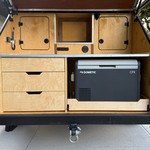 New drawer system wrapped up on the camper