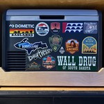 Been grabbing some stickers from various trips recently and decided to sticker bomb the Dometic 